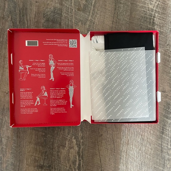 Falke Black Maternity Leggings Size M/L New in Box - Picture 2 of 4